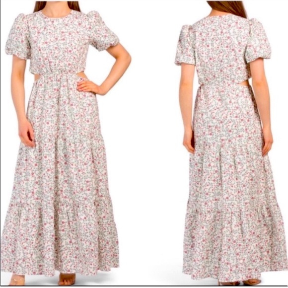 WAYF Cut out Maxi dress Size XS - Picture 1 of 5